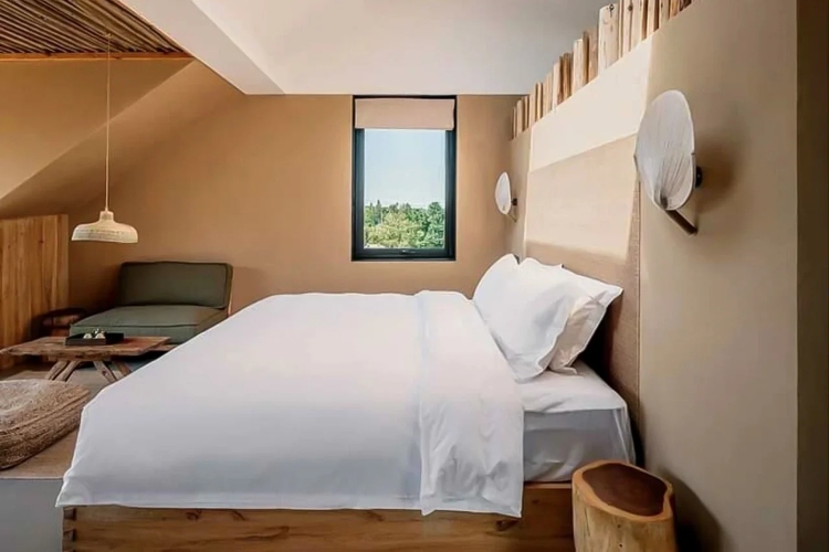 Udobna spavaća soba hostela Som Land u Šangaju